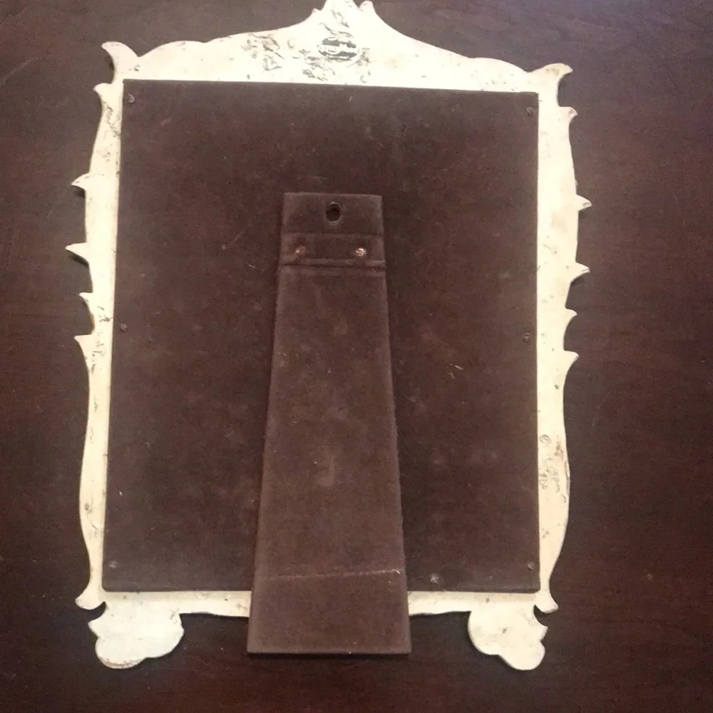 Antique Vintage Syroco Wood Frame Vanity Mirror in Rococo / Art Deco Style